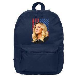 Kayleigh McEnany USA Flag 16 in Basic Backpack