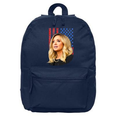 Kayleigh McEnany USA Flag 16 in Basic Backpack