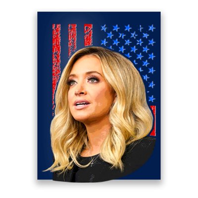 Kayleigh McEnany USA Flag Poster