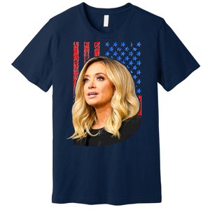 Kayleigh McEnany USA Flag Premium T-Shirt