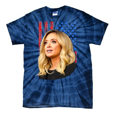 Kayleigh McEnany USA Flag Tie-Dye T-Shirt