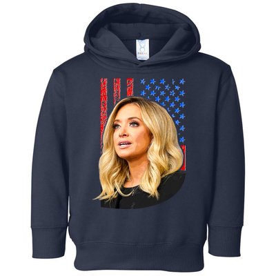 Kayleigh McEnany USA Flag Toddler Hoodie