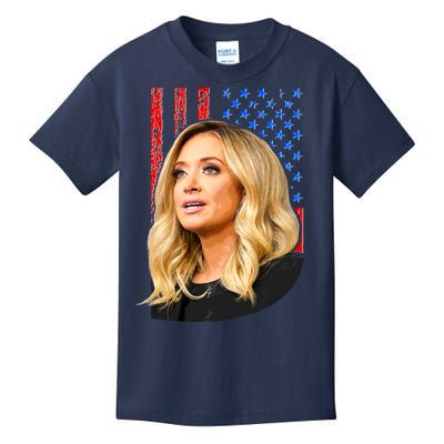 Kayleigh McEnany USA Flag Kids T-Shirt