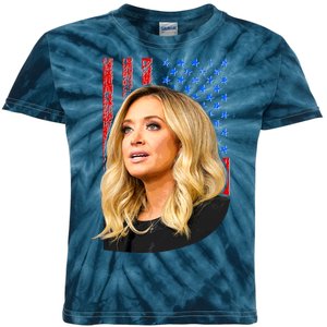 Kayleigh McEnany USA Flag Kids Tie-Dye T-Shirt