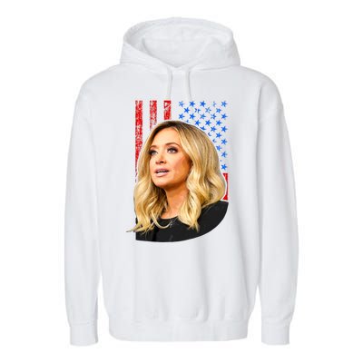 Kayleigh McEnany USA Flag Garment-Dyed Fleece Hoodie