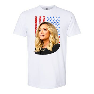 Kayleigh McEnany USA Flag Softstyle CVC T-Shirt