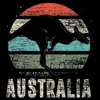 Kangaroo Aussie Zoo Animal Lover Retro Australia Wool Snapback Cap
