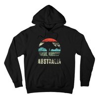 Kangaroo Aussie Zoo Animal Lover Retro Australia Hoodie