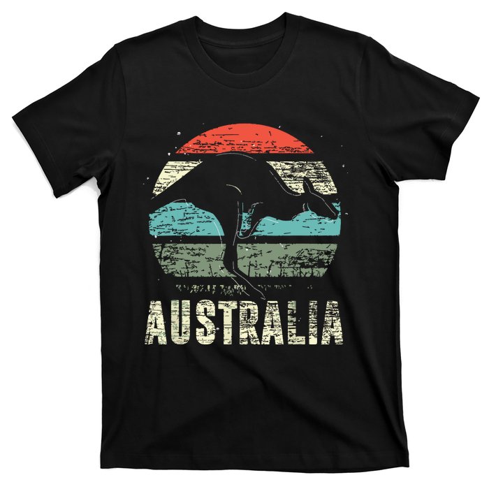 Kangaroo Aussie Zoo Animal Lover Retro Australia T-Shirt