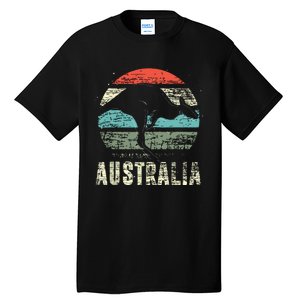 Kangaroo Aussie Zoo Animal Lover Retro Australia Tall T-Shirt