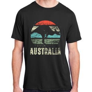 Kangaroo Aussie Zoo Animal Lover Retro Australia Adult ChromaSoft Performance T-Shirt