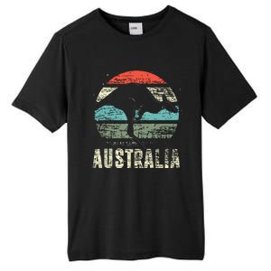 Kangaroo Aussie Zoo Animal Lover Retro Australia Tall Fusion ChromaSoft Performance T-Shirt