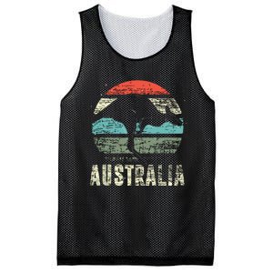 Kangaroo Aussie Zoo Animal Lover Retro Australia Mesh Reversible Basketball Jersey Tank