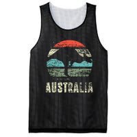 Kangaroo Aussie Zoo Animal Lover Retro Australia Mesh Reversible Basketball Jersey Tank