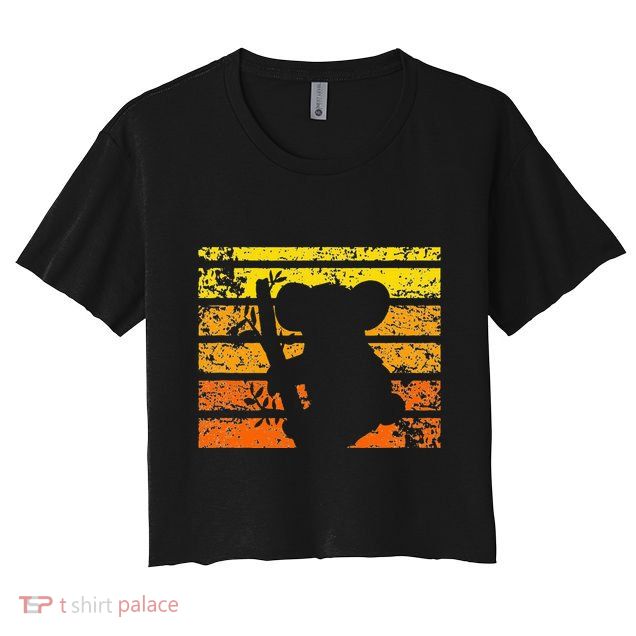 Koala Animal Zoo Keeper Gift Australia Crop Top