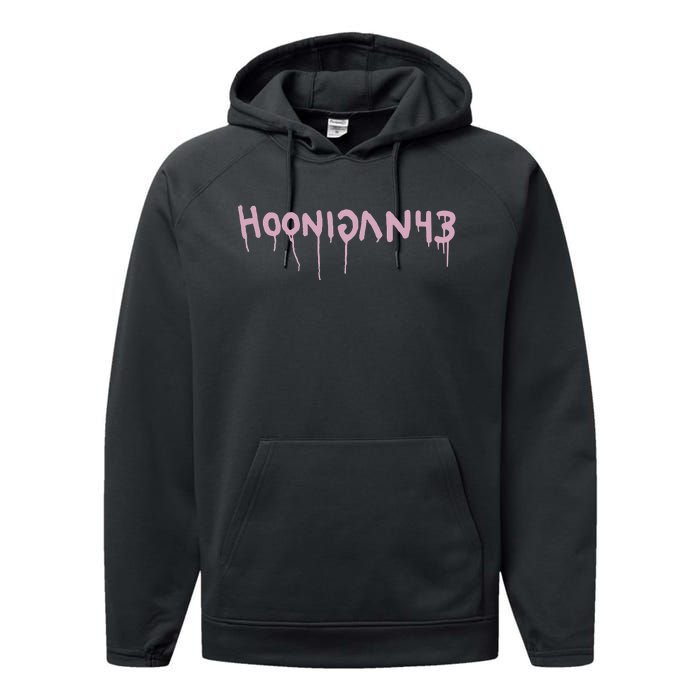 Ken Block 43 Ghost Hoonigan Racing Division Legend Racer Performance Fleece Hoodie