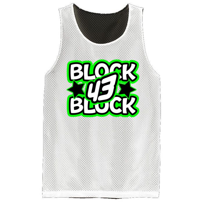 Ken Block 43 Hoonigan Racing Division Legend Racer Mesh Reversible Basketball Jersey Tank