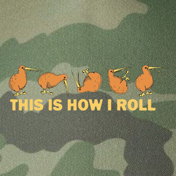 Kiwi Bird Australia Souvenir This Is How I Roll Kiwi Legacy Tie Dye Trucker Hat