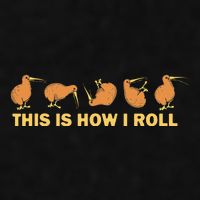 Kiwi Bird Australia Souvenir This Is How I Roll Kiwi Ladies PosiCharge Tri-Blend Wicking Tank