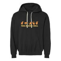 Kiwi Bird Australia Souvenir This Is How I Roll Kiwi Garment-Dyed Fleece Hoodie