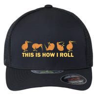 Kiwi Bird Australia Souvenir This Is How I Roll Kiwi Flexfit Unipanel Trucker Cap