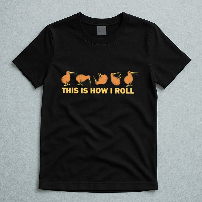 Kiwi Bird Australia Souvenir This Is How I Roll Kiwi T-Shirt