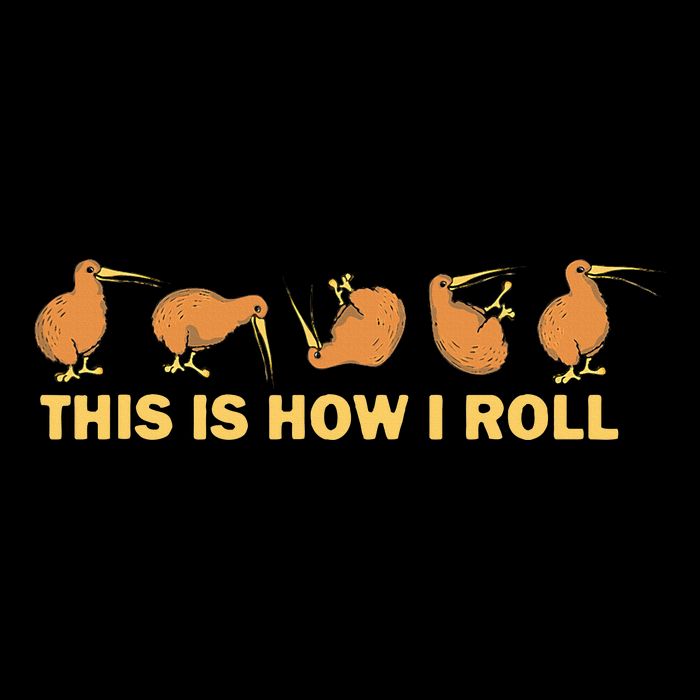 Kiwi Bird Australia Souvenir This Is How I Roll Kiwi Backpack