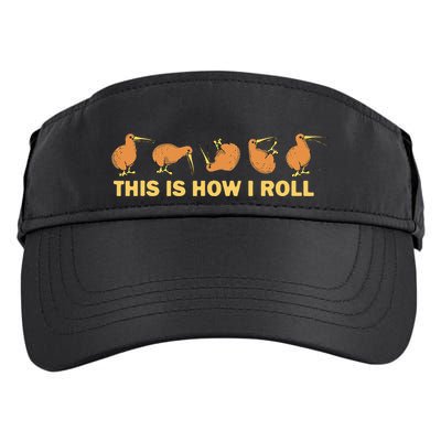 Kiwi Bird Australia Souvenir This Is How I Roll Kiwi Adult Drive Performance Visor