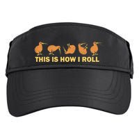 Kiwi Bird Australia Souvenir This Is How I Roll Kiwi Adult Drive Performance Visor