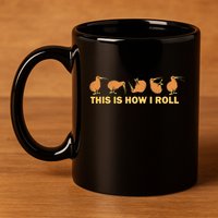 Kiwi Bird Australia Souvenir This Is How I Roll Kiwi 11oz C Handle Ceramic Mug