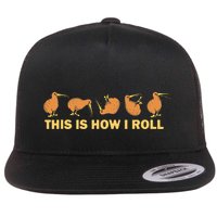 Kiwi Bird Australia Souvenir This Is How I Roll Kiwi Flatbill Hat