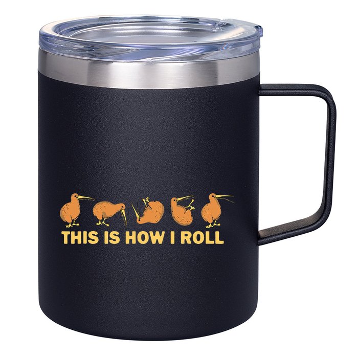 Kiwi Bird Australia Souvenir This Is How I Roll Kiwi 12oz Stainless Steel Coffee Mug