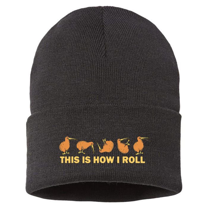 Kiwi Bird Australia Souvenir This Is How I Roll Kiwi Sustainable Knit Beanie