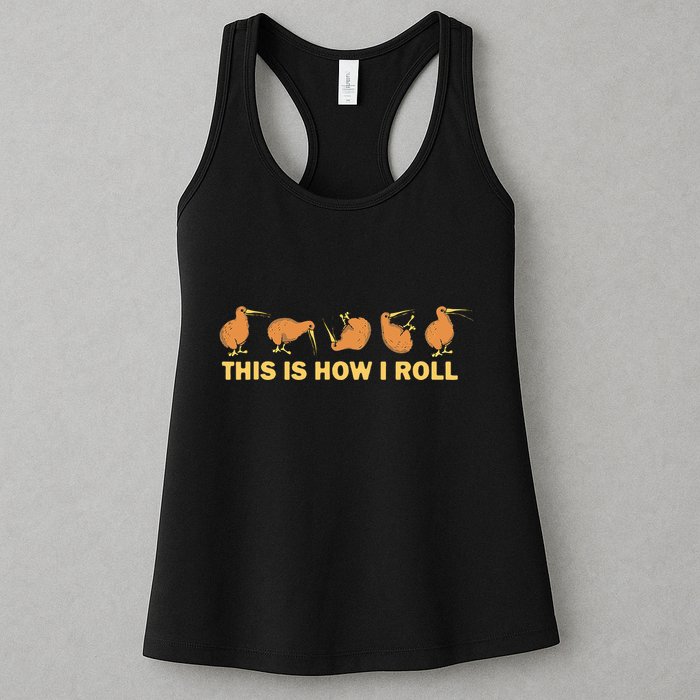 Kiwi Bird Australia Souvenir This Is How I Roll Kiwi Womens Tank Top
