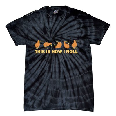 Kiwi Bird Australia Souvenir This Is How I Roll Kiwi Tie-Dye T-Shirt