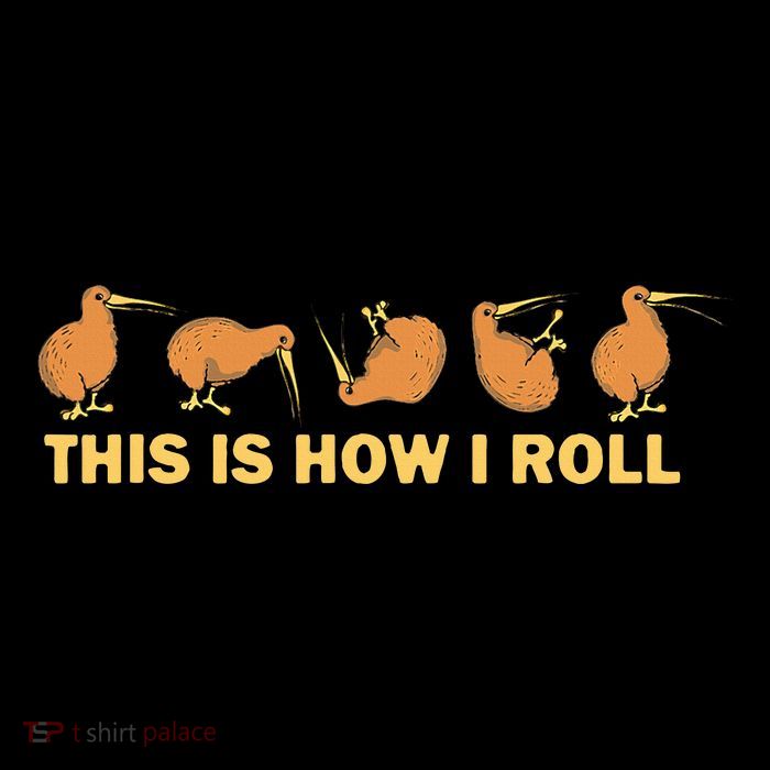 Kiwi Bird Australia Souvenir This Is How I Roll Kiwi Toddler Fine Jersey T-Shirt