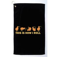 Kiwi Bird Australia Souvenir This Is How I Roll Kiwi Golf Towel