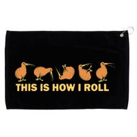 Kiwi Bird Australia Souvenir This Is How I Roll Kiwi Grommeted Golf Towel