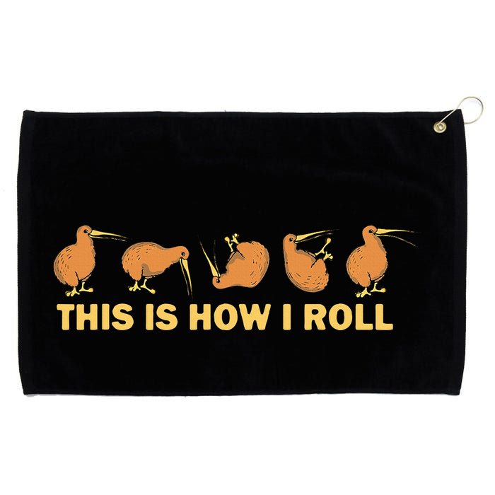 Kiwi Bird Australia Souvenir This Is How I Roll Kiwi Grommeted Golf Towel