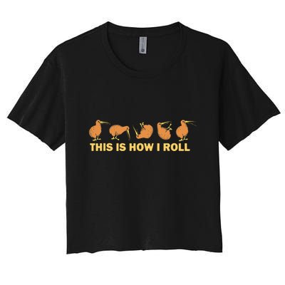 Kiwi Bird Australia Souvenir This Is How I Roll Kiwi Crop Top