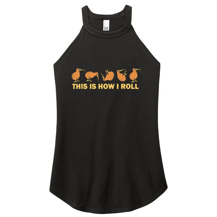 Kiwi Bird Australia Souvenir This Is How I Roll Kiwi Women's Perfect Tri Rocker Tank