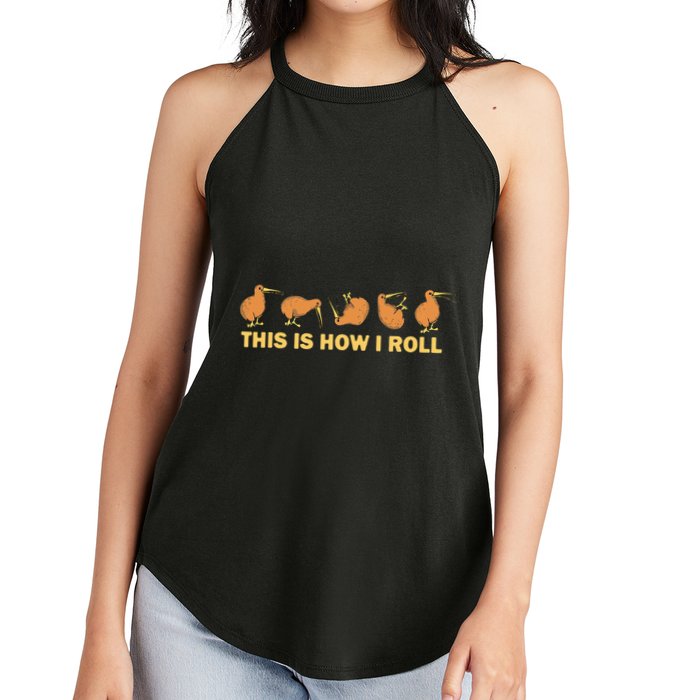 Kiwi Bird Australia Souvenir This Is How I Roll Kiwi Women's Perfect Tri Rocker Tank