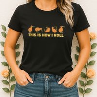 Kiwi Bird Australia Souvenir This Is How I Roll Kiwi Womens T-Shirt