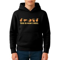 Kiwi Bird Australia Souvenir This Is How I Roll Kiwi Kids Hoodie