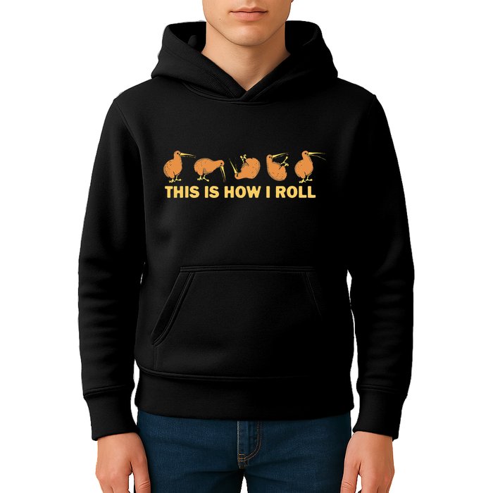 Kiwi Bird Australia Souvenir This Is How I Roll Kiwi Kids Hoodie