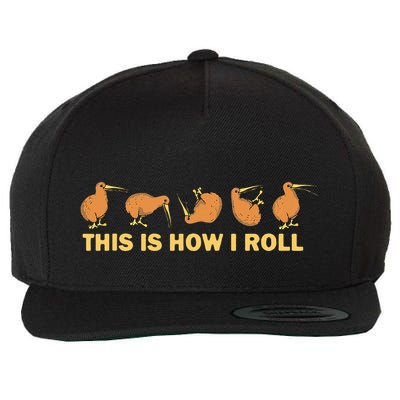 Kiwi Bird Australia Souvenir This Is How I Roll Kiwi Wool Snapback Cap