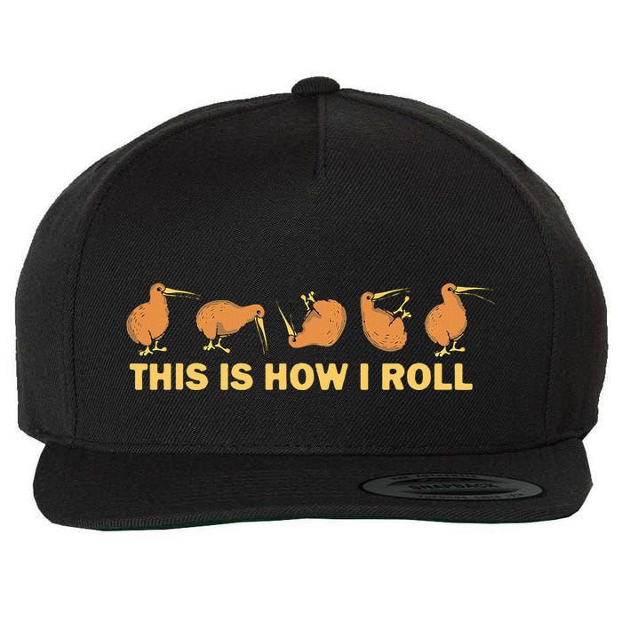 Kiwi Bird Australia Souvenir This Is How I Roll Kiwi Wool Snapback Cap