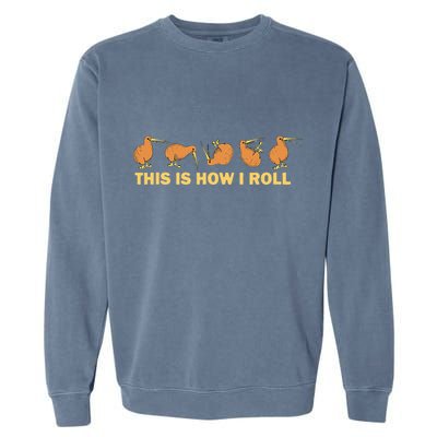 Kiwi Bird Australia Souvenir This Is How I Roll Kiwi Garment-Dyed Sweatshirt