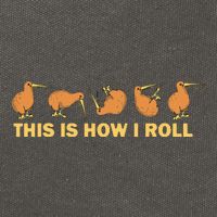 Kiwi Bird Australia Souvenir This Is How I Roll Kiwi Cotton Canvas Backpack