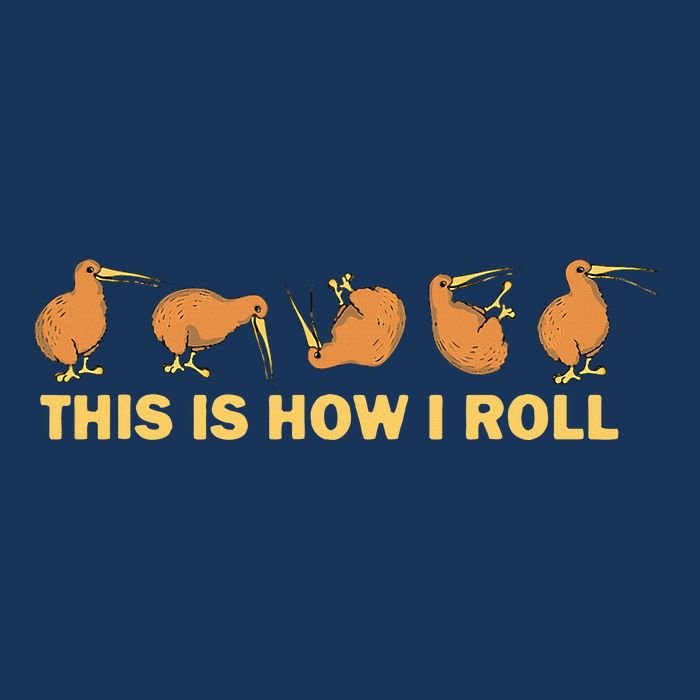 Kiwi Bird Australia Souvenir This Is How I Roll Kiwi Infant Baby Jersey Bodysuit